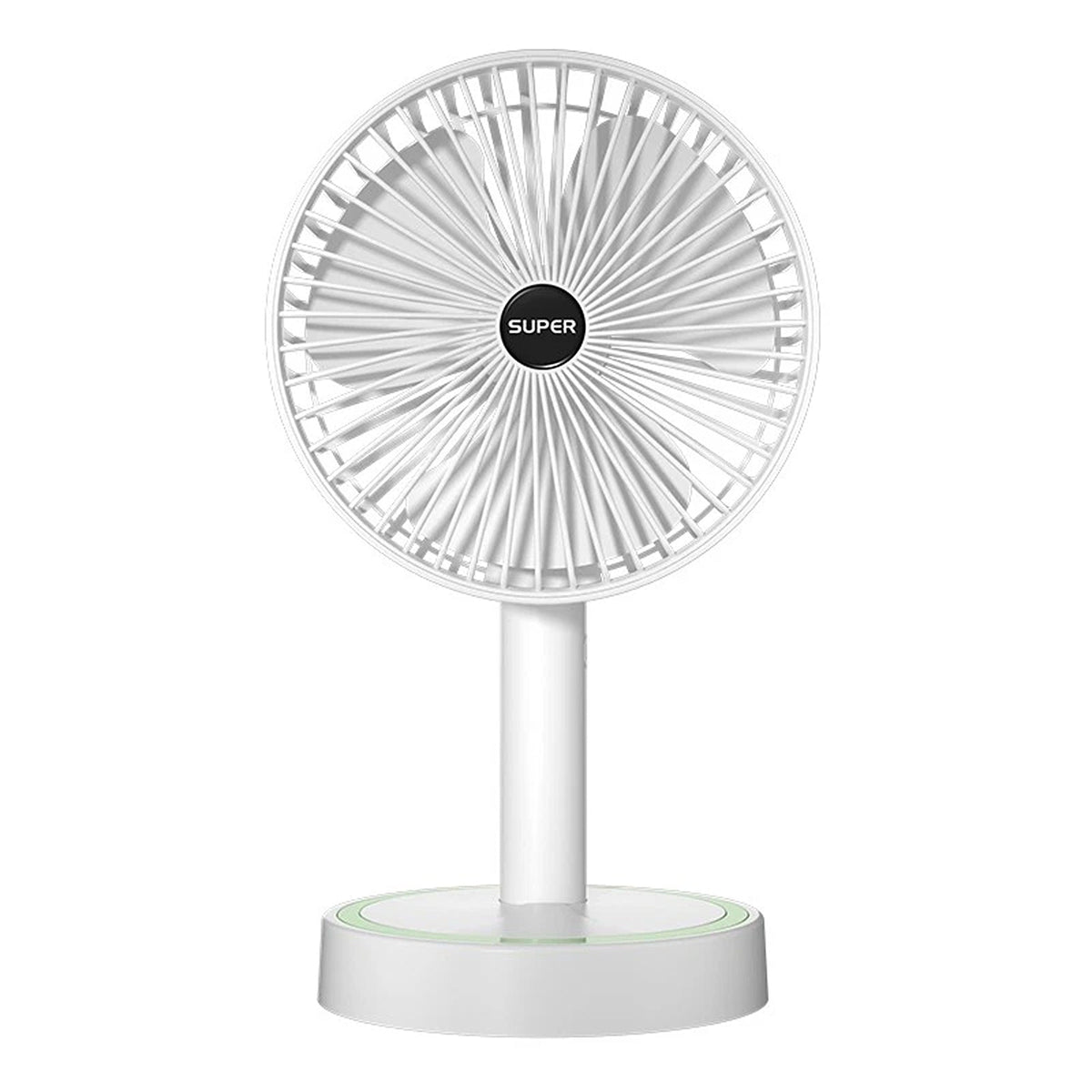 2 in 1 Handheld and Desk Fan USB Rechargeable Foldable Quiet Cooling Fan