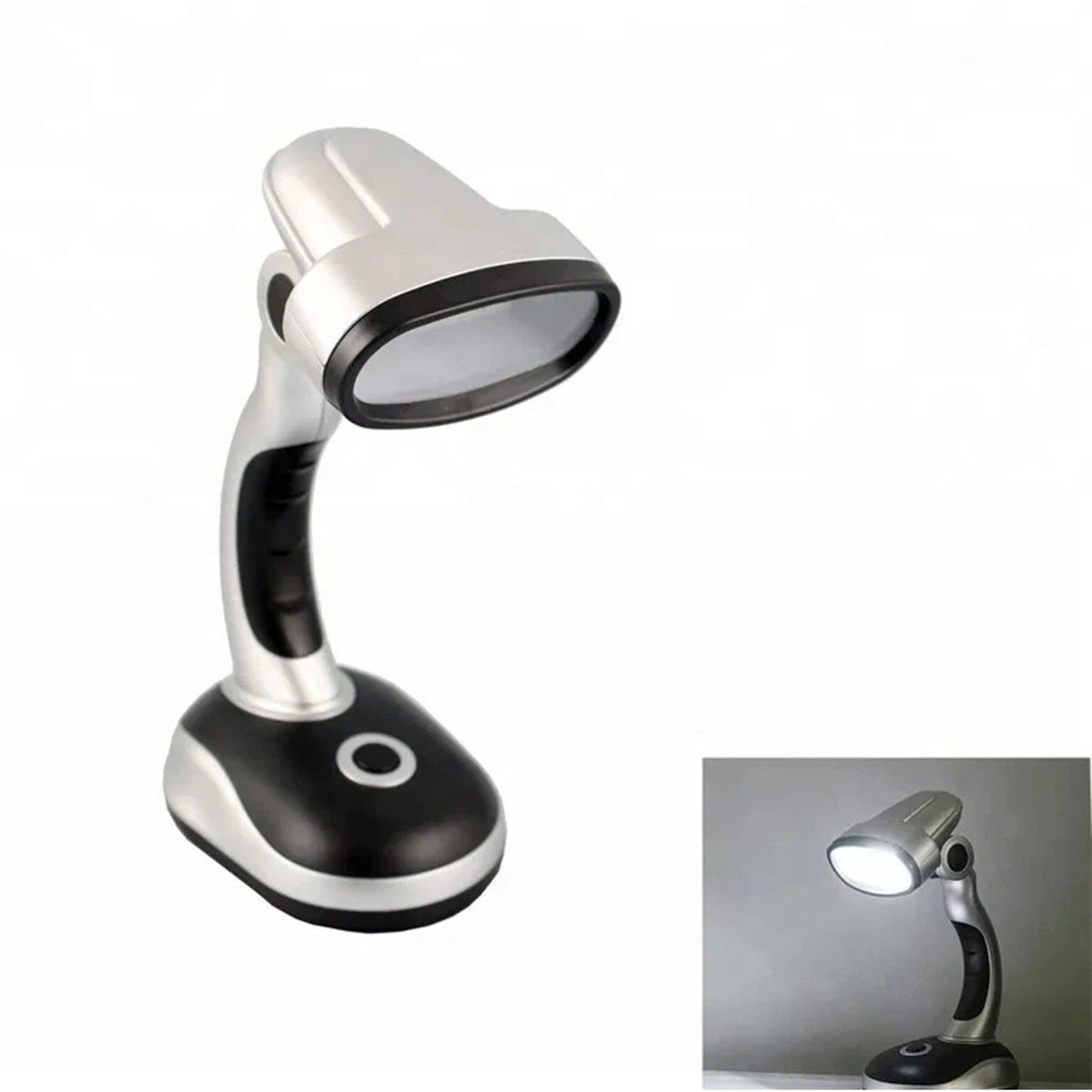 12 LED Super Bright Battery Operated Desk Lamp
