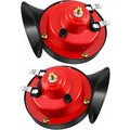 12V Dual Snail Horn Set for Cars and Motorcycles 2 Piece