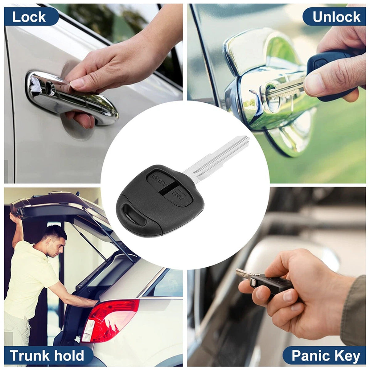2 Button Replacement Key Shell for Mitsubishi Remote