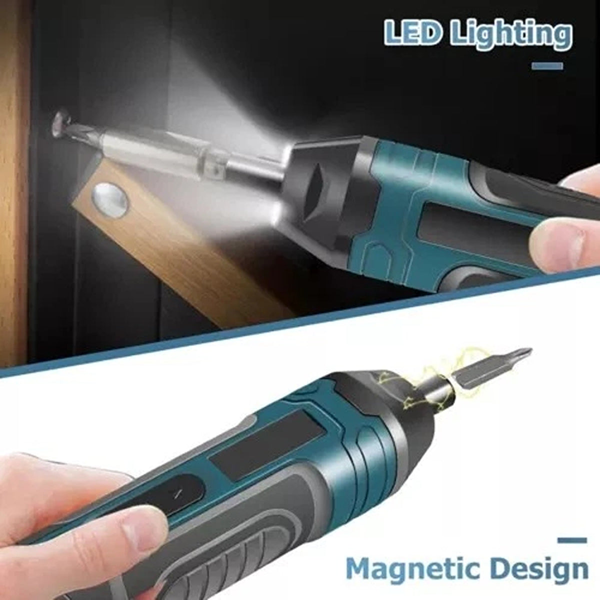 1300mAh Cordless Electric Screwdriver Set Adjustable Torque And Speed