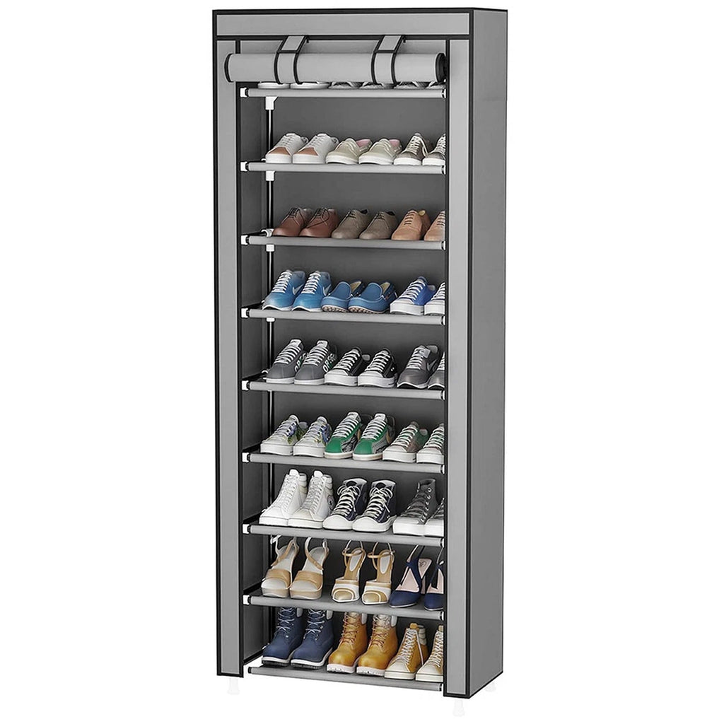 10 Tier Shoe Organizer Cabinet for Entryway and Bedroom